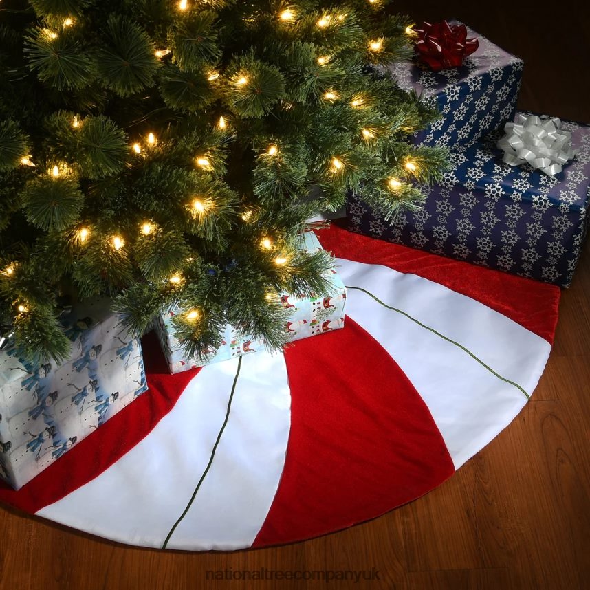 decoration | National Tree Company 48\ General Store Collection Peppermint Tree Skirt F2L4F581